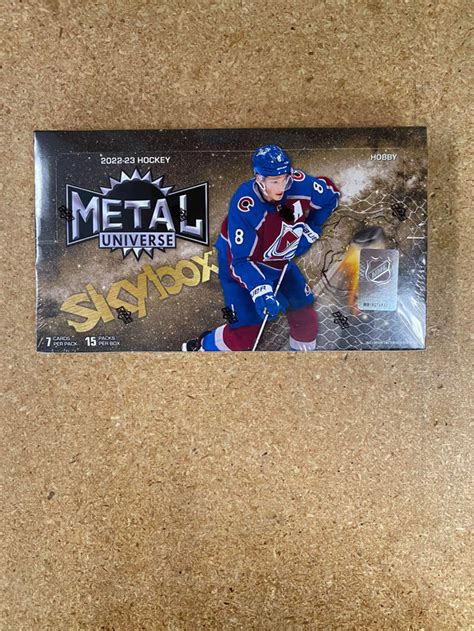 skybox metal universe hobby box|2022 23 skybox metal hockey.